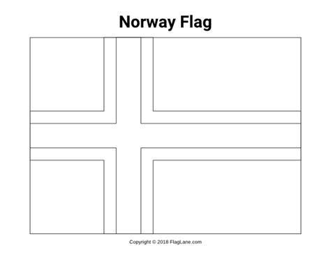 Free printable Norway flag coloring page. Download it at https ...