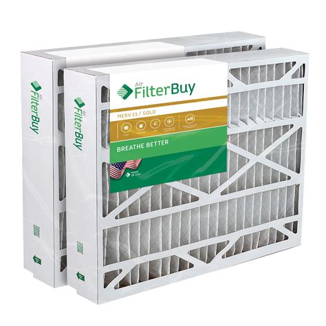 FilterBuy 17.5x27x5 Trane Perfect Fit BAYFTFR17M Compatible Pleated AC ...