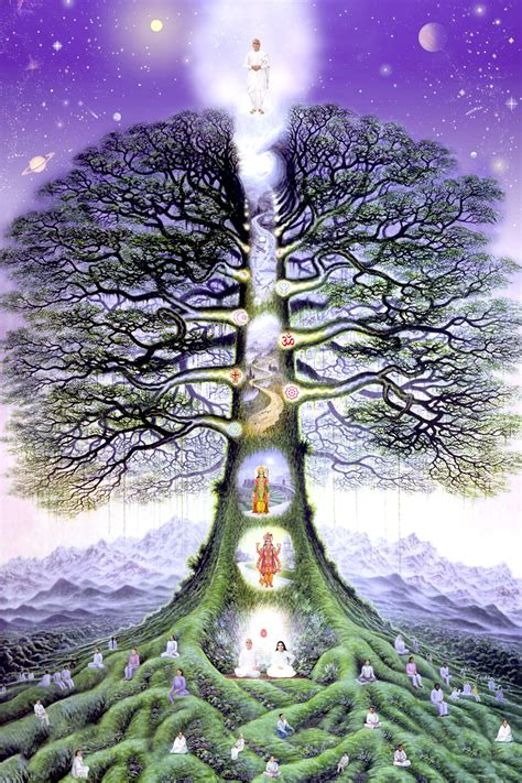 Tree of life art, Visionary art, Spiritual artwork