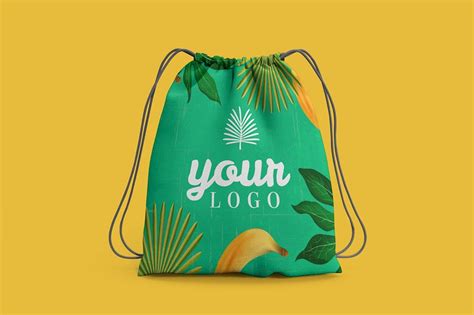 20 Best Drawstring Bag Mockup Templates (Some are FREE) 2022 - Colorlib