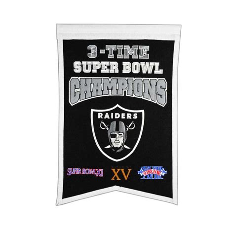 Oakland Raiders Super Bowl Champions Banner - Mymancave Store