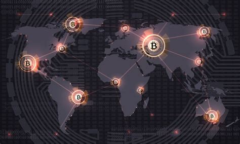 Bitcoin Mondial. Technologie De Chaîne De Blocs De Crypto-monnaie Et ...