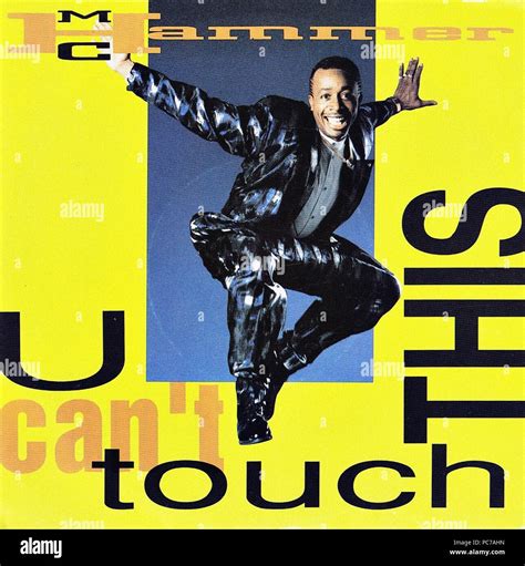 M.C. Hammer U can't touch this 1990 - Vintage vinyl album cover Stock Photo - Alamy