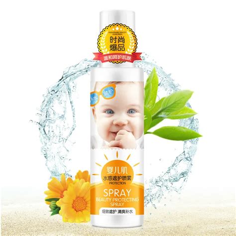 Baby Skin Sunscreen Spray Clear Moisturizing Sun Protection Spray SPF 35 PA++ Sunblock Spray UV ...