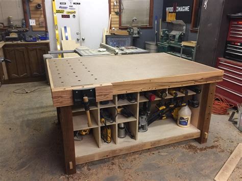 My new outfeed/assembly table : woodworking #MyWoodWorkingBench ...