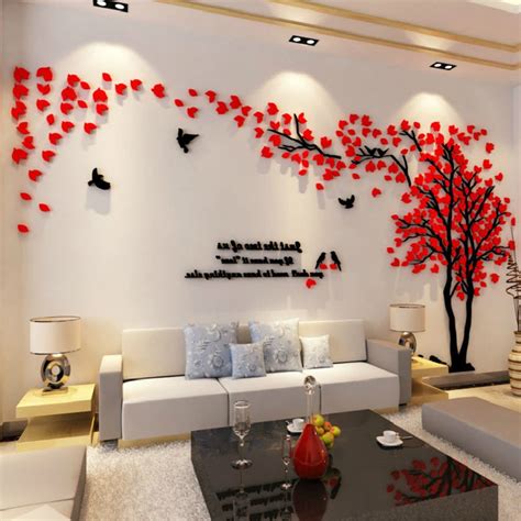 Aliexpress.com : Buy Removable 3D Acrylic Wall Stickers Large Tree ...