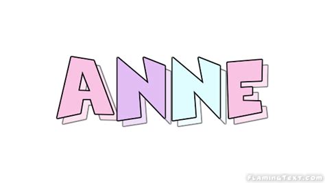 Anne Logo | Free Name Design Tool from Flaming Text