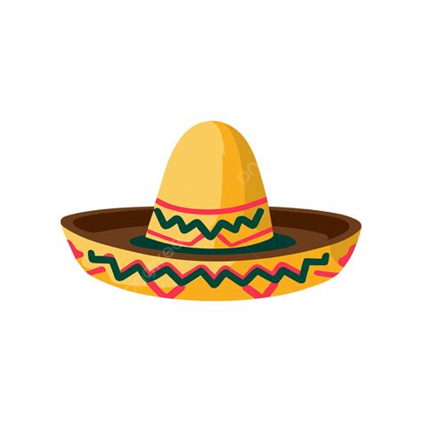 Mexican Sombrero Hat Vector Drawing Illustration, Mexico, Hat, Sombrero ...