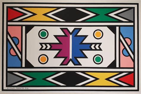 Esther Mahlangu, One Of South Africa's Most Famous Artists, Perpetuates ...