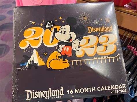 2023 Disneyland Resort 16 Month Calendar Now Available - LaughingPlace.com