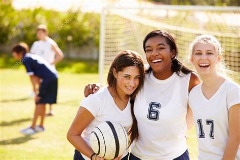 Members Of High School Soccer Team — Stock Photo © monkeybusiness #59345251