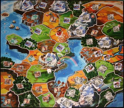 Mapping the worlds - best maps in board games | BoardGameGeek