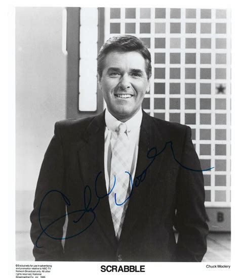 Scrabble Chuck Woolery signed photo | EstateSales.org