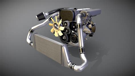 Engine Inline 6 (Motor) Animated - 3D model by Samidi (@cachetf ...