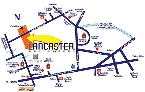 Lancaster New City Location Map - Philhouse and Lots