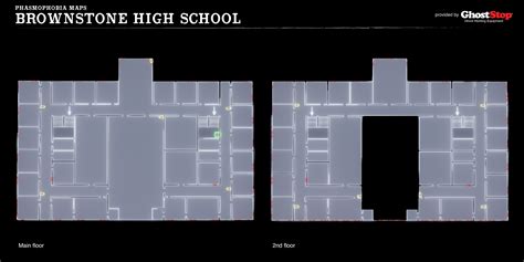 Phasmophobia High School Map