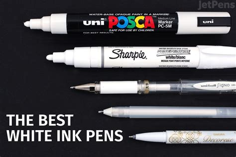 The Best White Ink Pens | JetPens