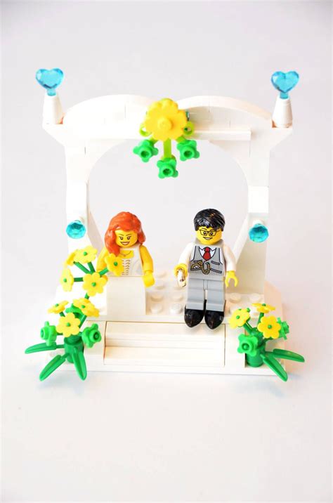 Custom Lego Minifigure Weding Favors, Bridal Cake Topper or display V3 ~ Wedding Lego ~ Bride ...