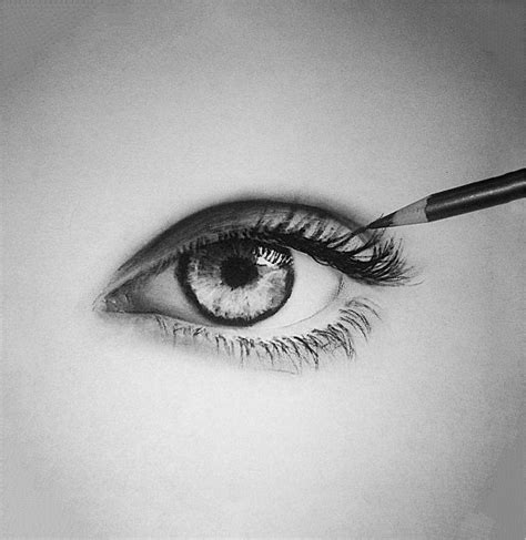 Easy Eye Pencil Drawing - bestpencildrawing