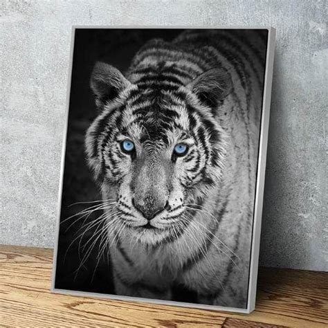 White Tiger Canvas Set | Tiger canvas, Pet tiger, Wall art canvas prints