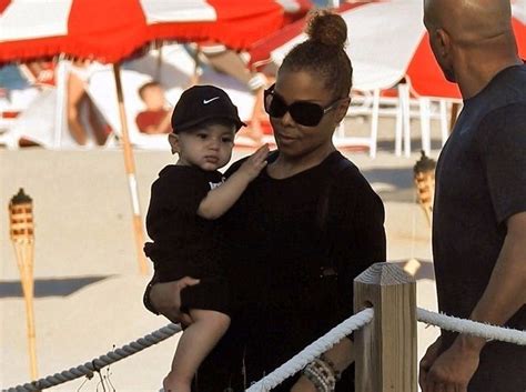 New photo of Janet Jackson and her cute son, Eissa