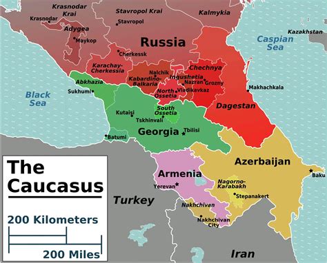 MAP OF CAUCASUS – mapofmap1