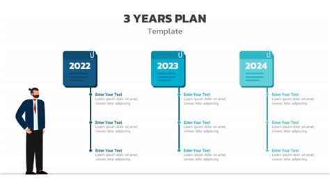 3 Year Strategic Plan PowerPoint template - SlideBazaar