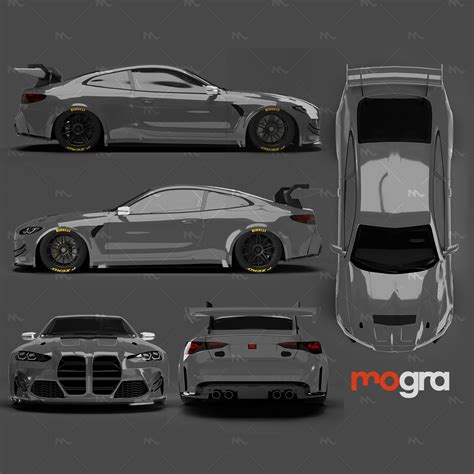 BMW M4 2024 GT4 Premium Template - Motorsport Graphics