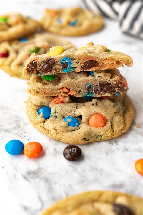 Chocolate Chip M&M Cookies Recipe - Cookies for Days