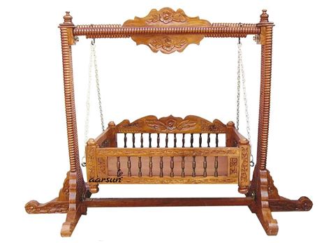 High Quality Handmade Wooden Cradle ( Palna) YT-10