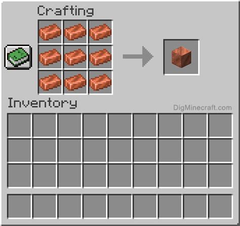 How to make a Copper Block in Minecraft