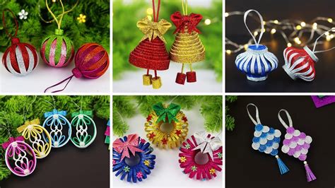 6 DIY Christmas Ornaments Decoration Ideas | Christmas Tree Decorations ...