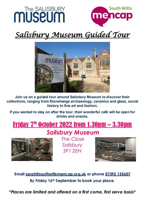 Salisbury Museum Guided Tour - South Wilts Mencap