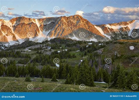 Snowy Range, Wyoming stock photo. Image of hiking, peak - 96531118