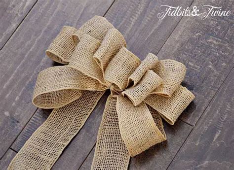 31 Interesting DIY Burlap Bow Tutorials