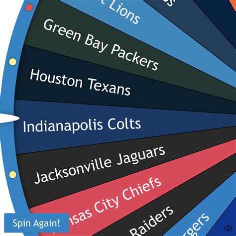 Random NFL Team Generator | Spin the Wheel [All 32 Teams]