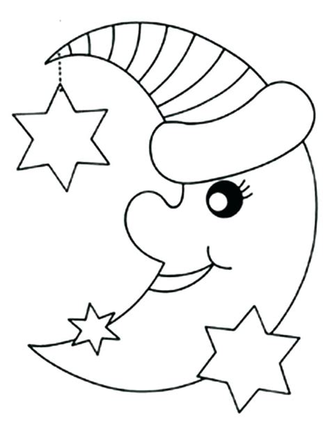 Sun Moon Stars Coloring Pages at GetColorings.com | Free printable ...