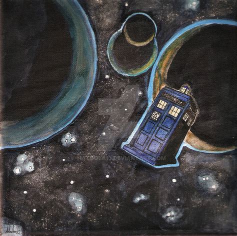 Space And Tardis by hatoola13 on DeviantArt