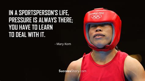 "In a sportsperson's life, pressure is always there; you have to learn to deal with it ...