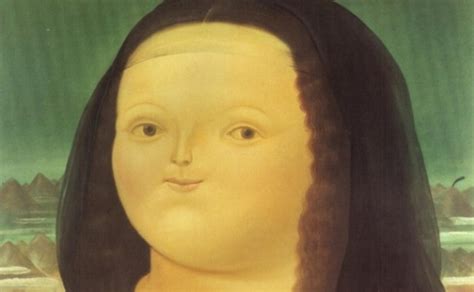 Mona Lisa by Fernando Botero: Rendering of da Vinci masterpiece