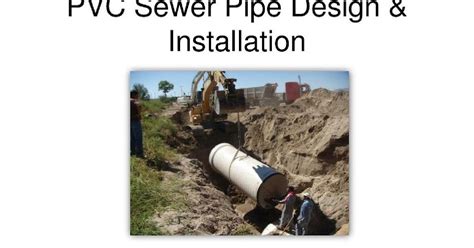 PVC Sewer Pipe Design & Installation - PDF Download