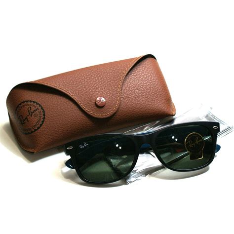 Ray Ban New Wayfarer Matte Black Sunglasses #RB2132 6182 55 18 3N | Ray ...