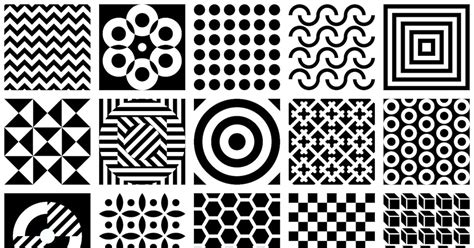 Black and White Geometric Patterns Vector Artwork, Illustrations ft. abstract & set - Envato ...