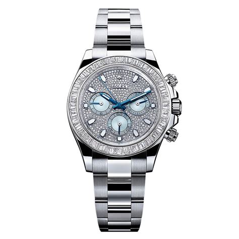 Rolex Cosmograph Daytona Diamond Pave Dial Platinum Watch 116576TBR for ...