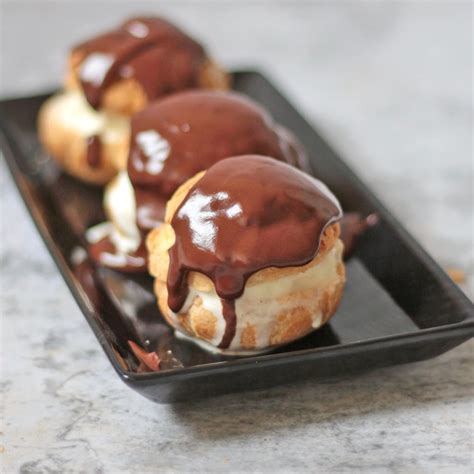 Classic French Profiteroles with Chocolate Sauce - A Baking Journey