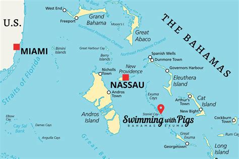 Where is the Island with Pigs in the Exumas Bahamas?
