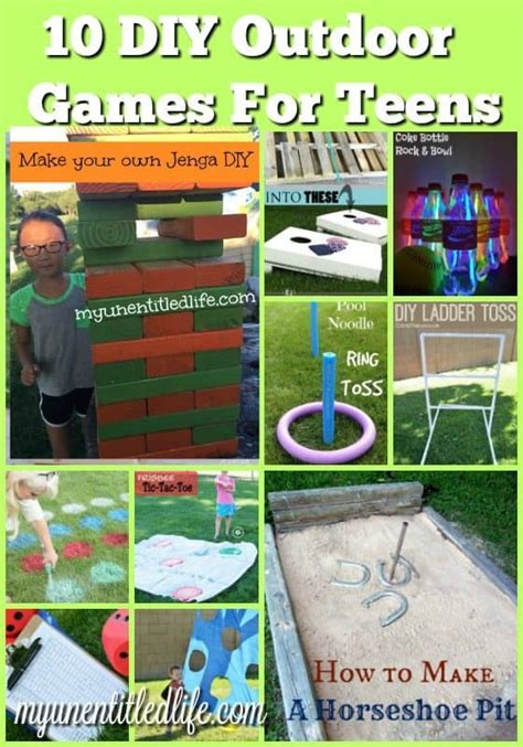 10 DIY Outdoor Games For Teens