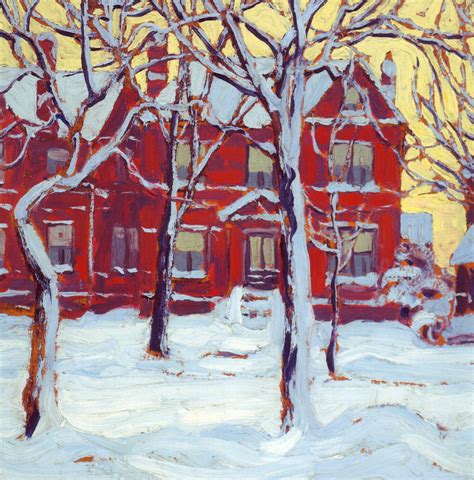 RT Toronto in winter ~ Lawren Harris -- Group of Seven Les paysages ...