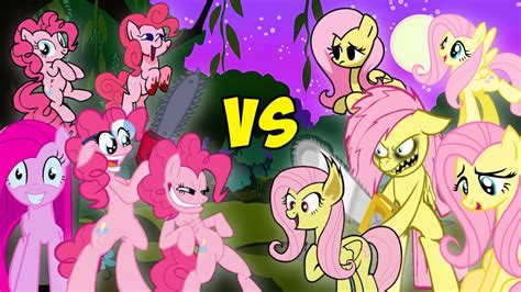 Pinkie Pie VS Fluttershy ALL PHASES - Friday Night Funkin' | My Little Pony - YouTube