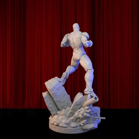 Iron Man and The Shield - 3D Model by 3DModelDesigner